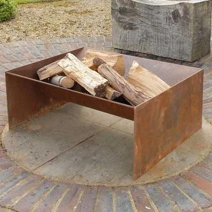 Corten Fire Pit Stylish Garden Heating