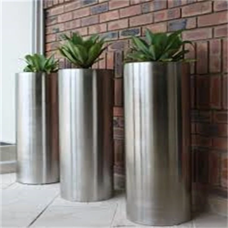 Square Stainless Steel Flower Box