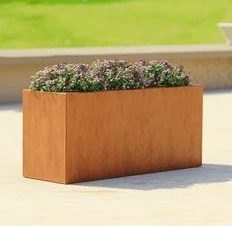Timeless Garden Harmony Corten Steel Flowerpot